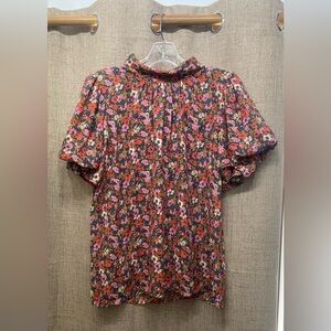 Entro Multicolor Floral Blouse
